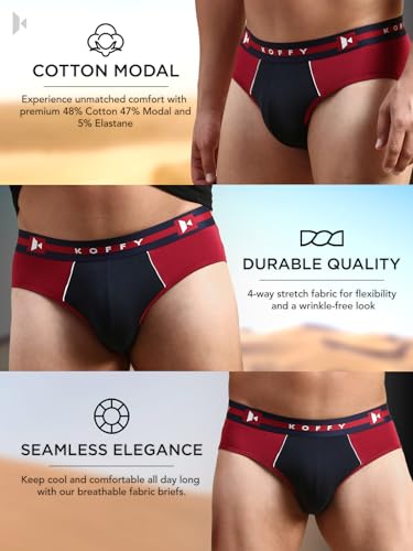 Image of KOFFY Pliable Cotton Modal Brief
