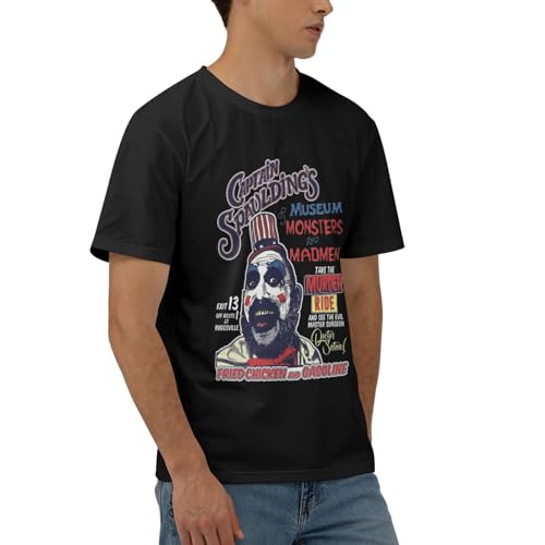 Men's Women's Novelty Round Neck Hip hop Short Sleeve T-Shirt Breathable Undershirt2