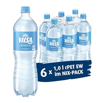 VILSA Mineralwasser Naturelle 6 x 100 l PET