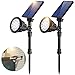 Produktbild JSOT Solarlampen für Außen, 18 LED Solarleuchte Garten mit Bewegungsmelder Aussen 4 Beleuchtungsmodi Solarleuchten Aussen Wasserdichte Wandleuchte für Wand, Rasen, Gehweg - Weißes Licht, 2 Stück