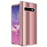 🌿【Optimale Schutzfunktion: 】Langlebige Stoßfest PC Kunststoff lässt sich die Samsung Galaxy S10 Handyhülle/Galaxy S10 Plus Handyhülle/Samsung Galaxy S10e Handyhülle beständig und Rutschfest. Idealer Schutz vor Schmutz, Kratzer, Stöße und Rutschgefahr aus der Hand.