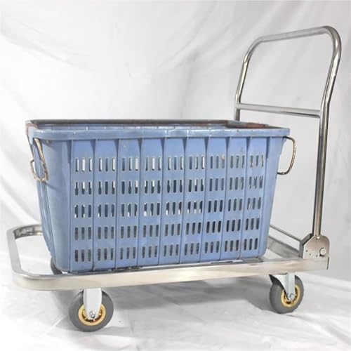 Carretilla plegable para oficina 75x50x90cm acero inoxidable miniatura 5