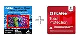 Adobe Creative Cloud 1TB & McAfee Total Protection 2025 | 6 Dispositivi |12 Mesi | Download Digitale | 2025 | 2025 | Codice d'attivazione via email