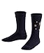 Produktbild FALKE Kinder Socken Stars Print, Schurwolle/Baumwollmischung, 1 Paar, Blau (Dark Navy 6370), Größe: 27-30