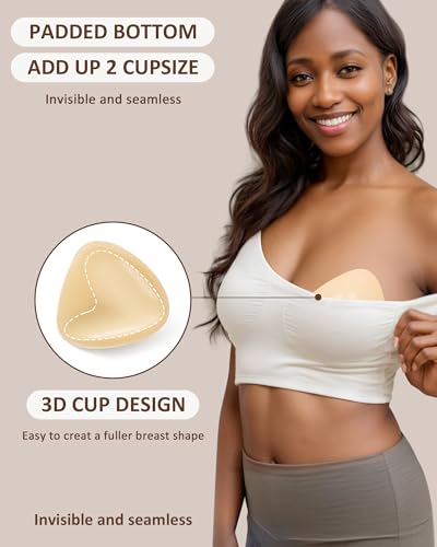 Sticky Bra Push Up Inserts, Double Sided Adhesive Breast Enhancer Pads for Bathing Suit Sports Bra2