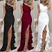 Overdose Vestidos Mujeres Verano Boho con Tiras de la Manga de la...