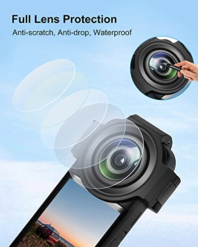 Image of PULUZ Waterproof Lens Guard Protective Cover for Insta360 X3 Anti-Scratch Upgrade Optical Glass Lens Protector for insta360 x3 Accessories