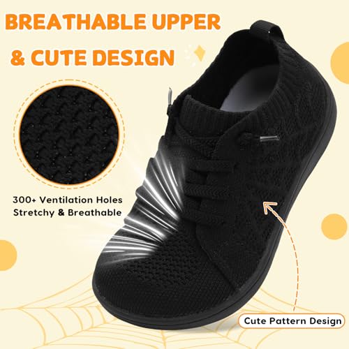 Image of JOINFREE Toddler Shoes Girls Boys Wide Barefoot Shoes Minimalist Walking Sneakers Zero Drop Slip on Tennis Shoe Breathable Naturally Flexible