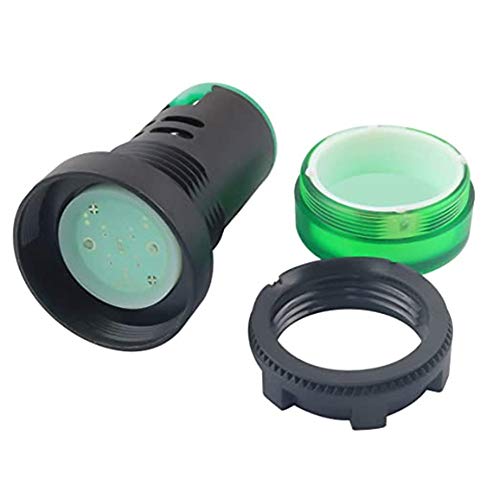 Szliyands 220V 20Ma Energy Saving Led Indicator Light Installation Hole Size 22Mm (7/8 Inch) Red15Pcs #TOP6