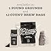 Bizzy Cold Brew Coffee | Decaf Blend | Water Process | Coarse Ground Coffee | Micro Sifted | Specialty Grade | 100% Arabica | 1 LB