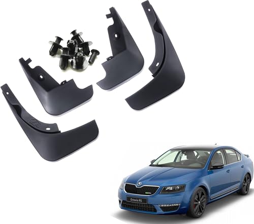 Image of WolkomHome Mud Flap Compatible with Octavia - Durable Splash Guards for Car Exterior Protection