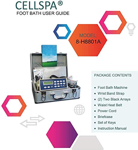 Máquina de spa de pies detox Cell Spa CS-900 miniatura 5