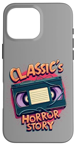 Classic's Horror Story VHS�e�[�v �X�}�z�P�[�X iPhone 16 Pro Max �p