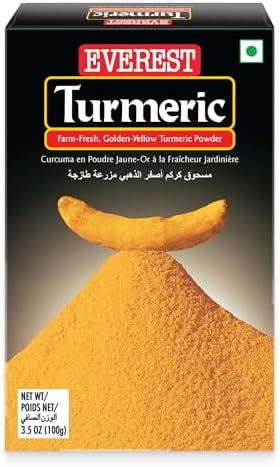 Everest Turmeric Powder - 500gm | Pure, Fine-Ground Haldi with Bright Natural Yellow Colour & Rich Aroma | Essential Haldi Powder for Everyday Indian Cooking