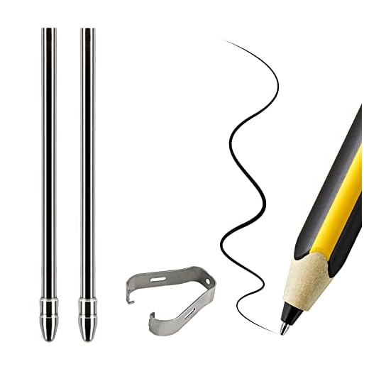 No Worn Out Fine Replacement Pencil Nibs Compatible with STAEDTLER Noris Digital Jumbo/Classic EMR Digital Pen Stylus, Titanium Alloy Ballpoint Tips fits for Noris EMR Pen,2 Pcs