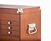 TRINITY TWM-3501 Wood Toolbox, Brown