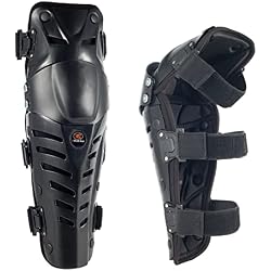 Motorcycle Knee Pads, Motocross Knee Shin Guard-Knee Flexibility Bending Protector Gear Leg Guard for Motorcycle Hockey Shin Guards Long Leg Sleeve Gear Crashproof 1 Pair