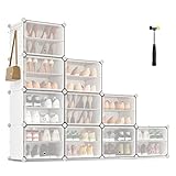 [Flessibile e versatile] Può essere assemblato in due o tre colonne in base alle esigenze, o anche diviso in due piccoli scaffali; utilizzato in entrata, corridoio o bagno, per riordinare scarpe, vestiti o forniture per il bagno, decidi tu come usarlo