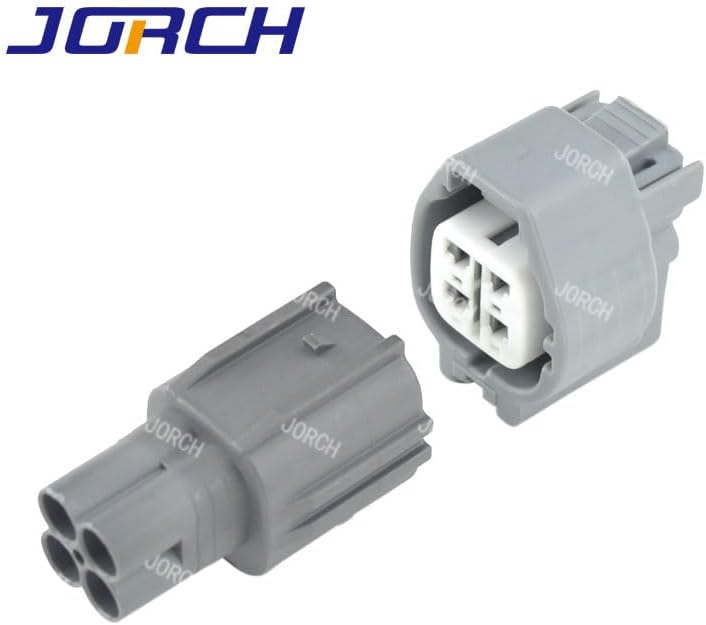 Boicus Wiring Connecting Terminals - 4 Pin Male and female Clamp Auto Plug Car Connector 6189-0629 and 6188-0517 with terminals - (Color: Female, Package: 20 sets, Pins: 4P)