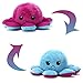 bamgril Octopus - Peluche reversible, diseño de pulpo, ideal como regalo de cumpleaños para niños y adultos