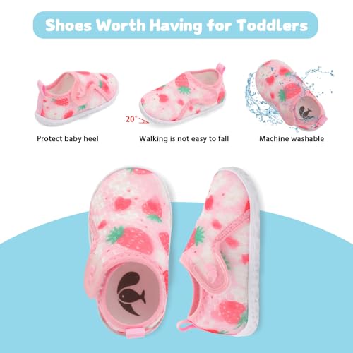 Image of FEETCITY Baby Boys Girls Water Sport Shoes Barefoot Kids Aqua Socks Quick-Dry Beach Swim Pool Shoes