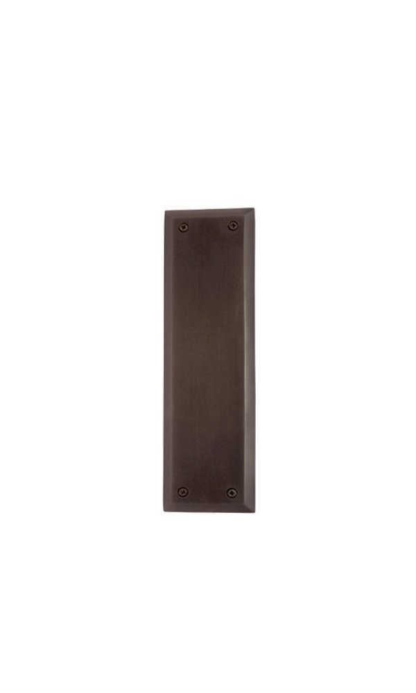 Nostalgic Warehouse New York - Plato de empuje (bronce aceitado)