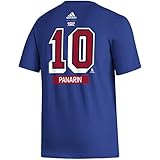 New York Rangers Artemi Panarin Blue Reverse Retro Jersey T-Shirt (Large)
