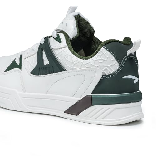 Image of ASIAN Men CHICAGO-02N Stylish Casual Mid Top Sneakers and Trendy Shoes with Laces for Men & Boys | Perfect for Wearing to Outings, and Comfortable All-Day Use, Stylish and Durable-CHICAGO-02N$