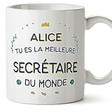 🎉 CADEAU PERSONNALISÉ POLYVALENT : Vous souhaitez offrir un récipient à café en cadeau ? Un pot à crayons ? Un accessoire déco ? Le mug peut remplir toutes ces fonctions et bien d'autres ! Le/La super SECRÉTAIRE devra choisir la meilleure façon de l'utiliser, car le mug peut être un produit très utile au quotidien.