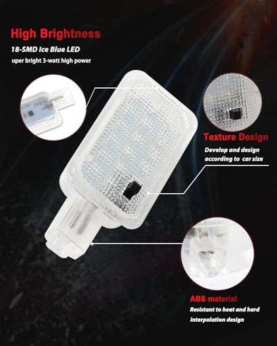 Lámpara LED Interior Hielo Azul para Subaru Impreza miniatura 2
