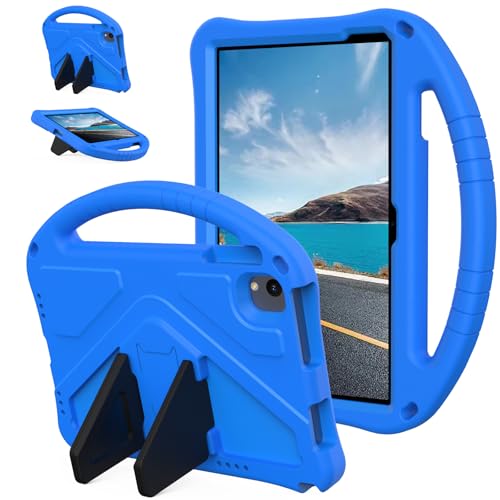 YRH for Urao C107 10.1 inch Tablet Case 2024, Kids EVA Shockproof Cover with Handle Kickstand for Urao Android Tablet 10.1'' (Blue)