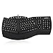 Price comparison product image Perixx PERIBOARD-512 Ergonomic Split Keyboard, Curved Design, Wired USB, Multimedia Keys, UK QWERTY Layout, Black