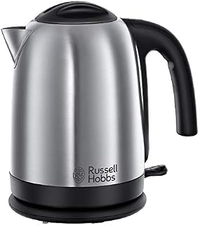 Russell Hobbs Cambridge 1.7 Litre, 3000 W Kettle 20070, Brushed Stainless Steel Silver Kettle