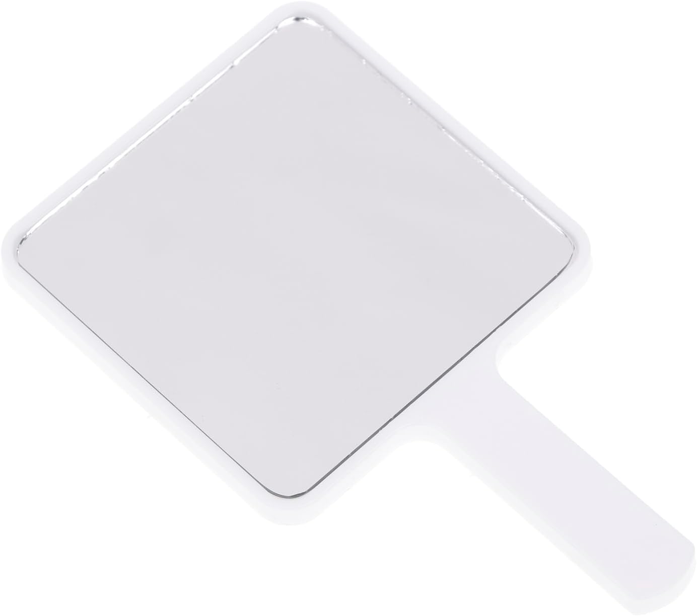 miihello Cute Hand Held Mirror, Square Portable Hand Mirror