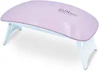 Mini Cabine Led/uv Sun Mini Portátil 6w Unhas Gel Rosa Bivolt