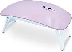 Mini Cabine Led/uv Sun Mini Portátil 6w Unhas Gel Rosa Bivolt