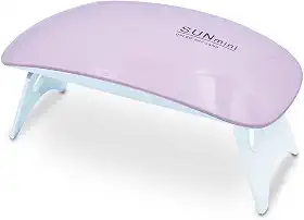 Mini Cabine Led/uv Sun Mini Portátil 6w Unhas Gel Rosa Bivolt