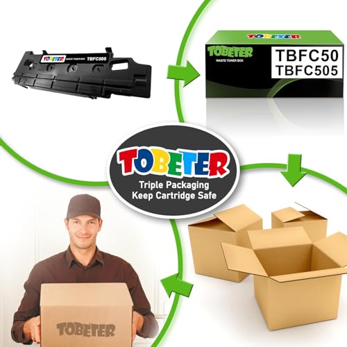Image of TB-FC505 TBFC50 TBFC505 Waste Toner for Toshiba E Studio EStudio 4515AC 4505AC 3005AC 3515AC 3505AC 2505AC 2515AC 2555C 3015AC 3055C 3555C 4515AC 4555C Waste Container Box, TB-FC505 Waste