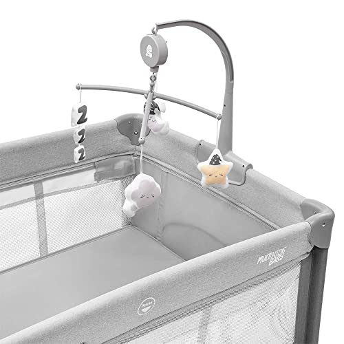 Ber�o Desmont�vel 0-15 Kg Multikids Baby DayDream Cinza - BB404