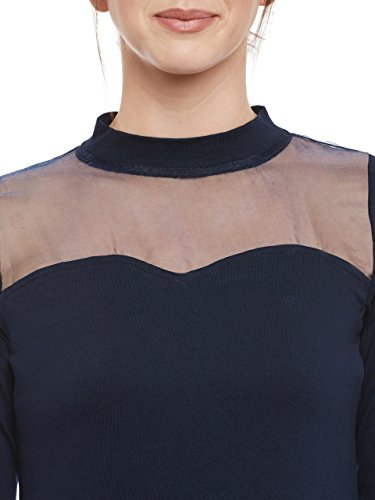 Image of Miss Chase Womens Navy Blue Bodycon Dresses