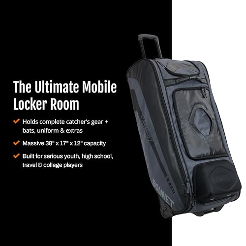 Bownet Commander Rolling Catcher's Bag