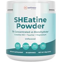 Reignite Wellness by JJ Virgin | SHEatine Powder | Creatine Trifecta for Powerful Aging | Creatine HCL, Taurine & Magnesium Glycinate | Unflavored 60 Servings