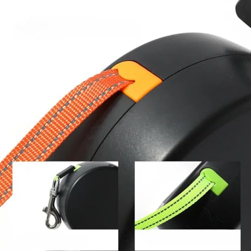 Waillynice Coleira giratória portátil para animais de estimação para 2 cães, coleira de extremidade