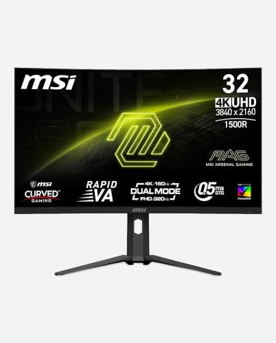 MSI MAG 321CUPDF Écran Gaming incurvé 31.5" Dual-Mode UHD/FHD