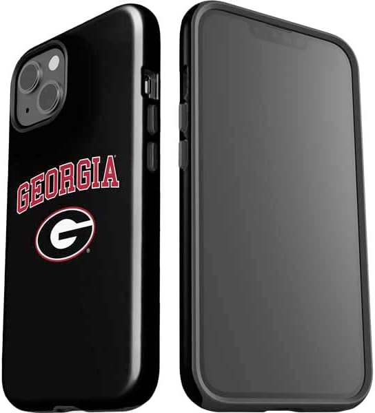 Skinit Impact Phone Case Compatible with iPhone 14 - Officially Licensed University of Georgia Collegiate Text Design