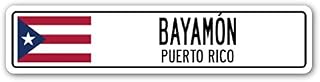 Bayamon, Puerto RICO Street Sign Puerto Rican American Flag City Country Gift