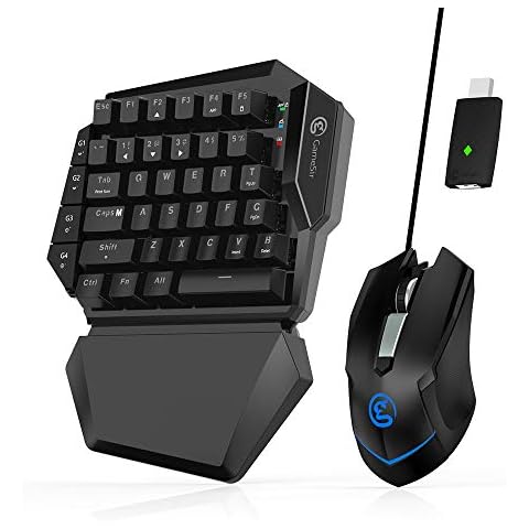 GameSir VX AimSwitch E-sports One-handed Mechanical Gaming Keyboard Combo, 2.4GHz Wireless Game Keypad with Wired Mouse for Xbox Series X, Xbox One, PS4, Switch and Windows PC Cover