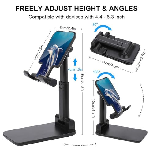 Support de téléphone pliable dauphin pour bureau réglable - 2