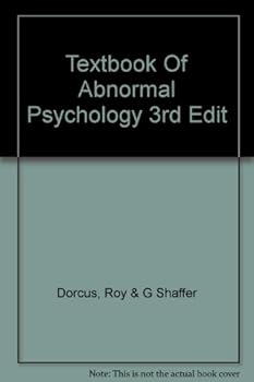Hardcover Textbook Of Abnormal Psychology 3rd Edit Book