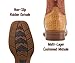 Cowboy Boots For Men - Mens Square Toe Western Boot,Oil/Slip Resistant,Durable Fashionable Classic Pull on 10 Inch Wellington Boots - Soft Toe Work Boots